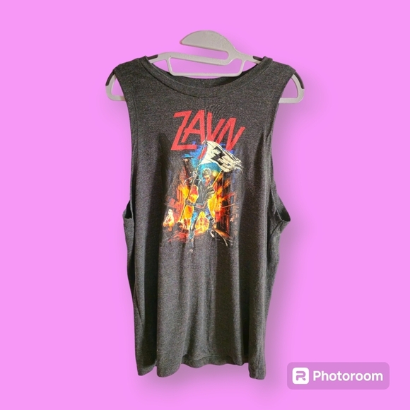 Zayn Zombies Slayer Grey Muscle Tee Size XL - Picture 1 of 4
